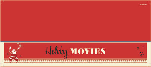 2NC-24HK1-088-DVD Shelf Talker-Holiday Movies