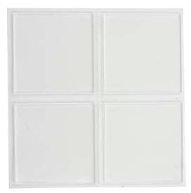 HARDWARE - 104726 - 1” x 1” Clear Tape Squares - Sheet of 4